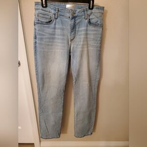 Kut from the Kloth Light Wash Straight Leg Jeans